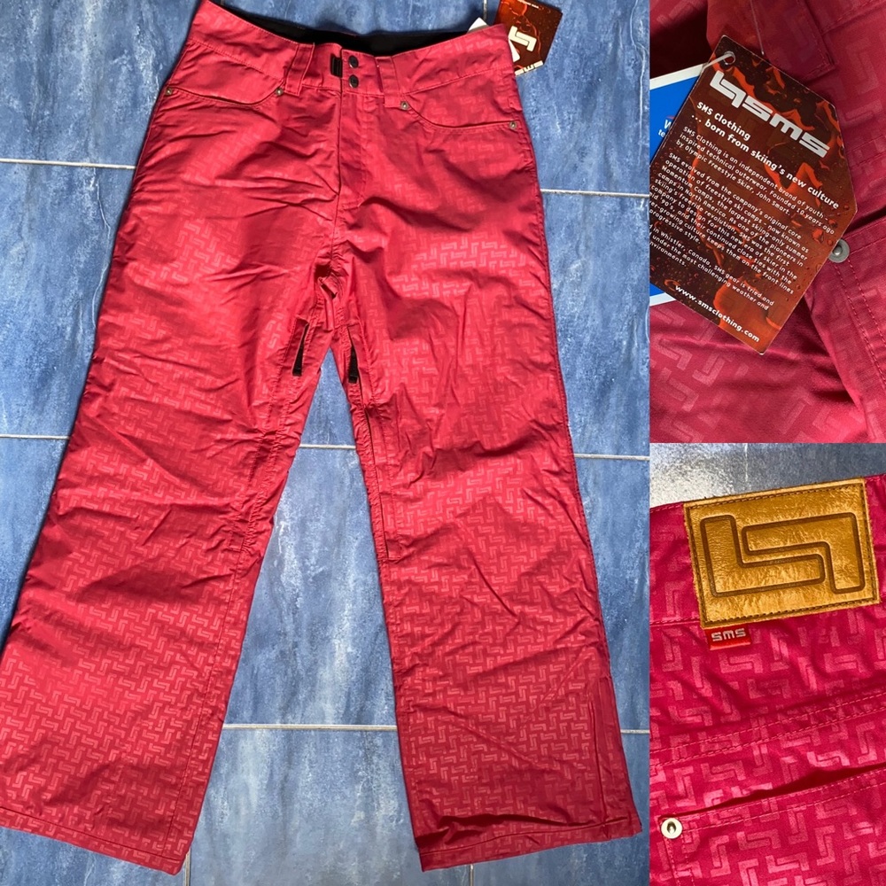 🆕 SMS Ski Snow Pants S Insulated Women’s Pink